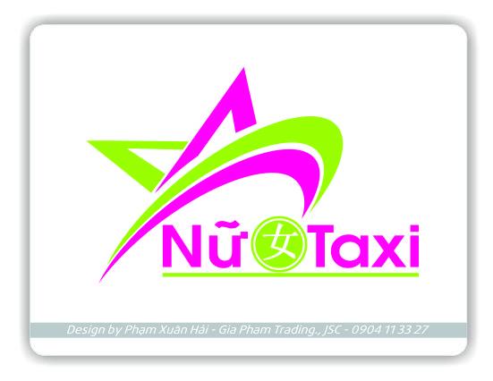 logo nữ taxi